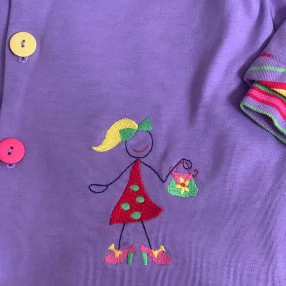 CHEZ AMI by PATSY AIKEN Vintage Jacket Turtleneck Skirt Set - Size 6X - Picture 9 of 10